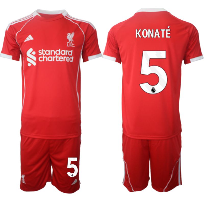 Men 2025-2026 Season Club Liverpool home red #5 Soccer Jersey->liverpool jersey->Soccer Club Jersey